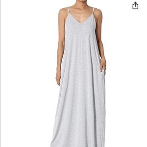 Grey maxi dress